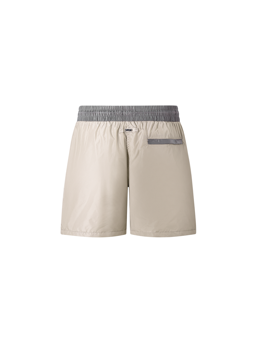 Catini Baratti Contrast Waistband Versatile Shorts Arenaria Beige/Dark Grey