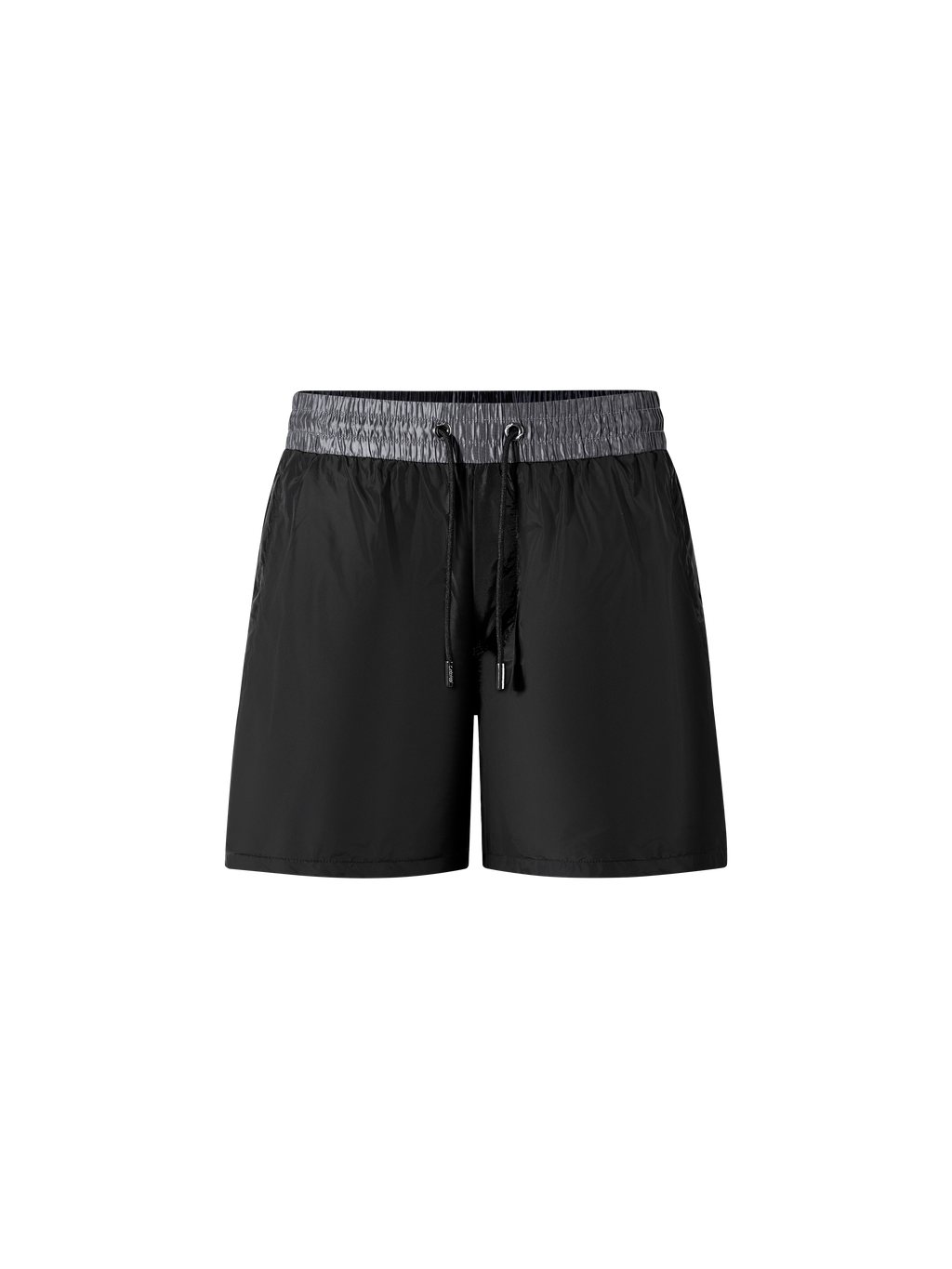 Catini Baratti Contrast Waistband Versatile Shorts Black/Dark Grey