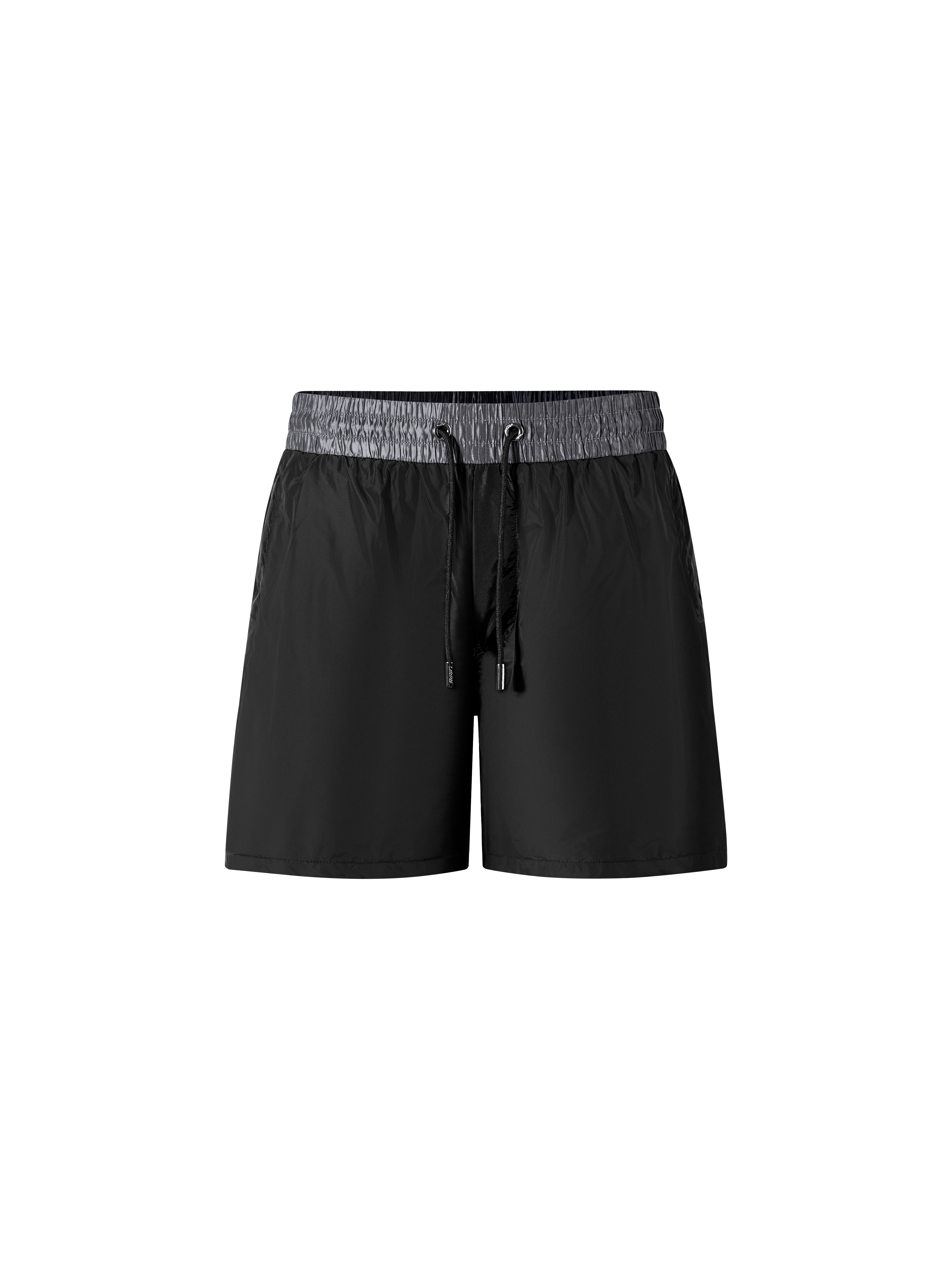 Catini Baratti Contrast Waistband Versatile Shorts Black/Dark Grey