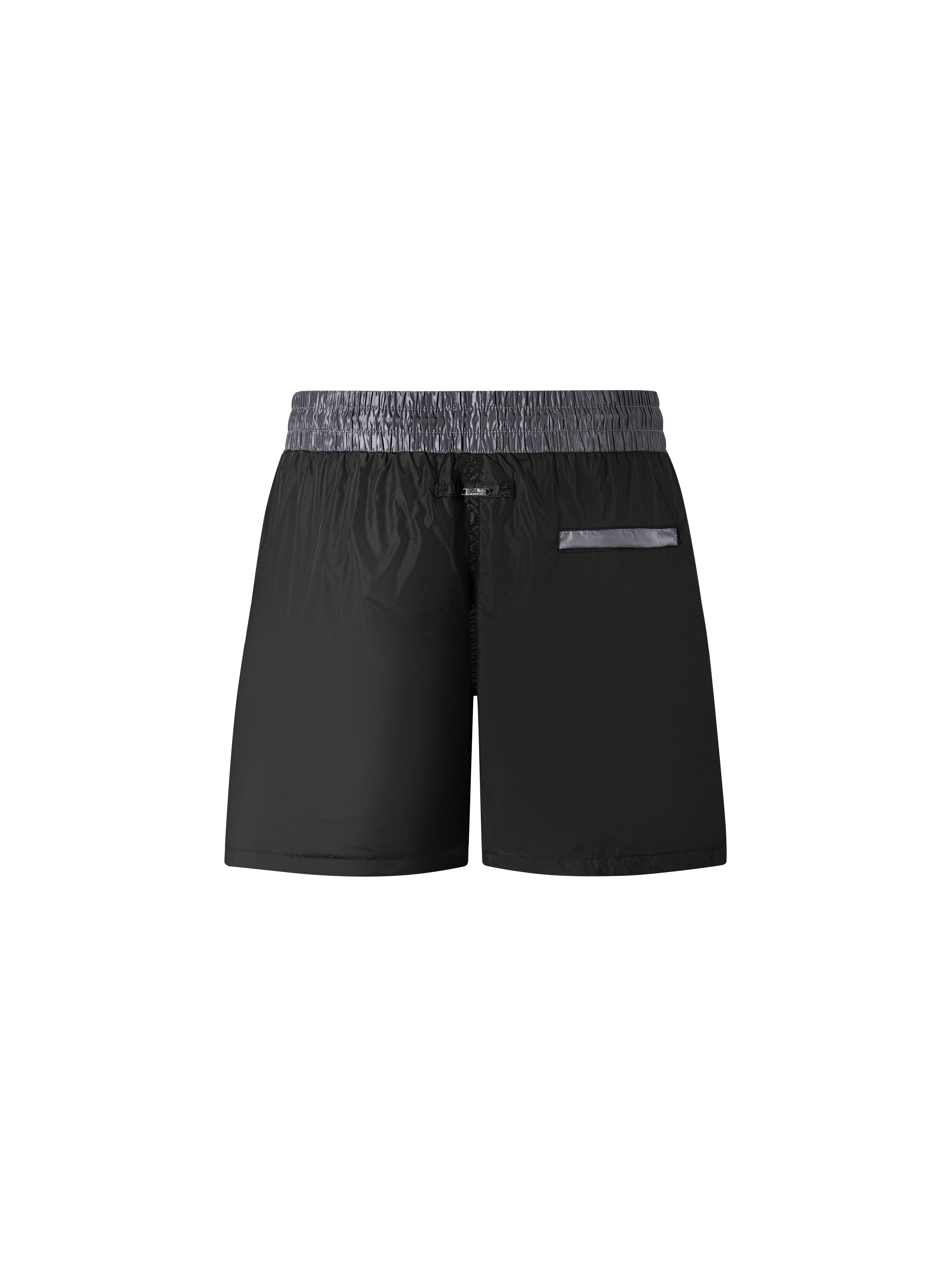 Catini Baratti Contrast Waistband Versatile Shorts Black/Dark Grey