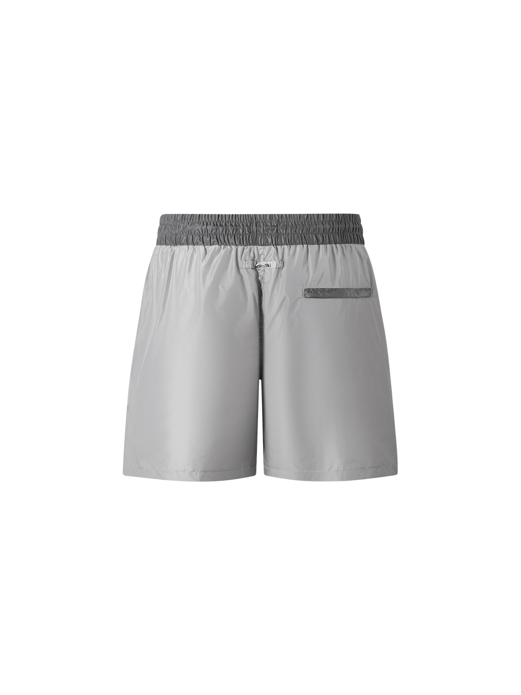 Catini Baratti Contrast Waistband Versatile Shorts Light Grey/Dark Grey
