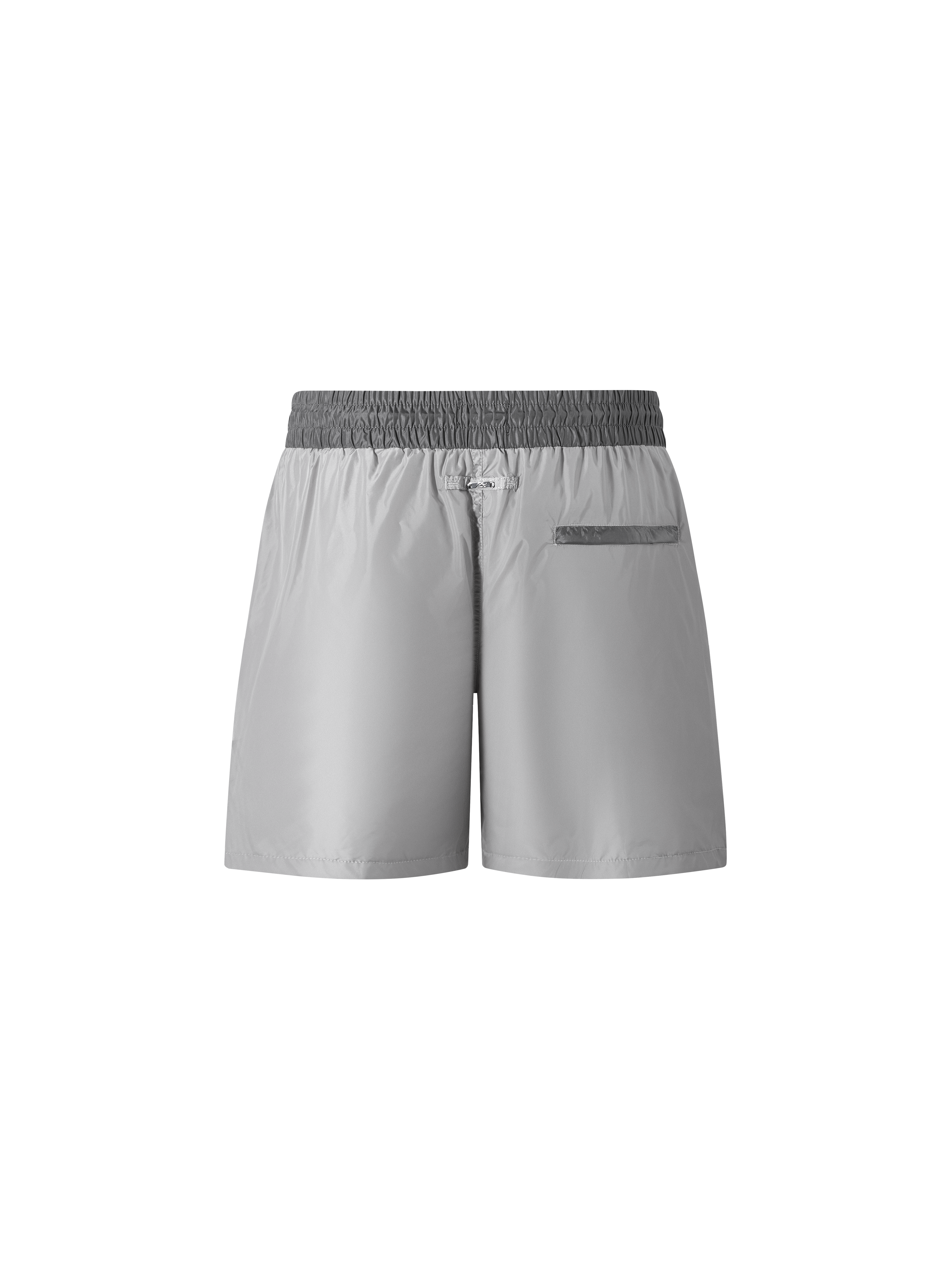 Catini Baratti Contrast Waistband Versatile Shorts Light Grey/Dark Grey