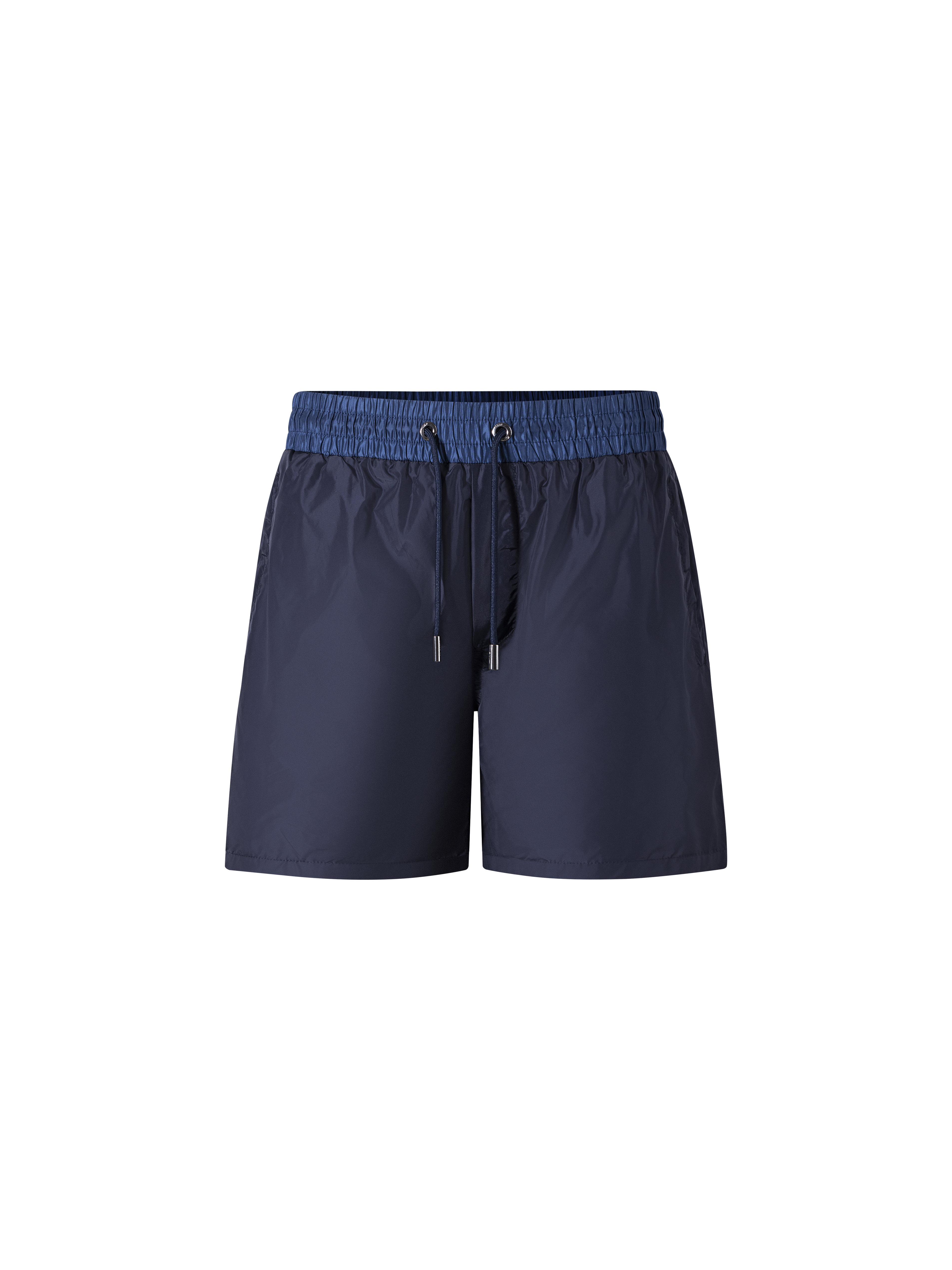 Catini Baratti Contrast Waistband Versatile Shorts Navy Blue/Dark Blue