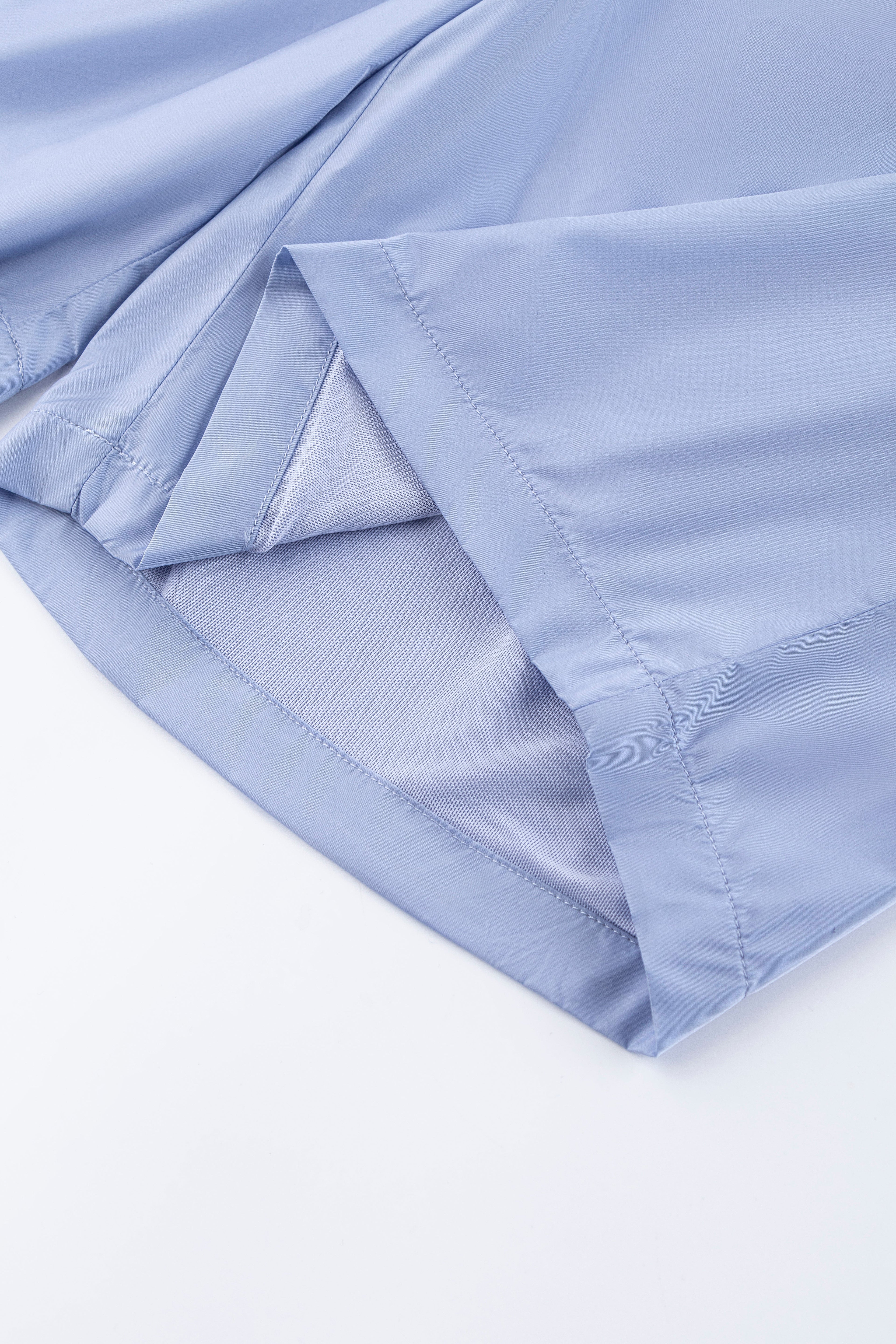 Catini Baratti Contrast Waistband Versatile Shorts Light Blue/Navy Blue