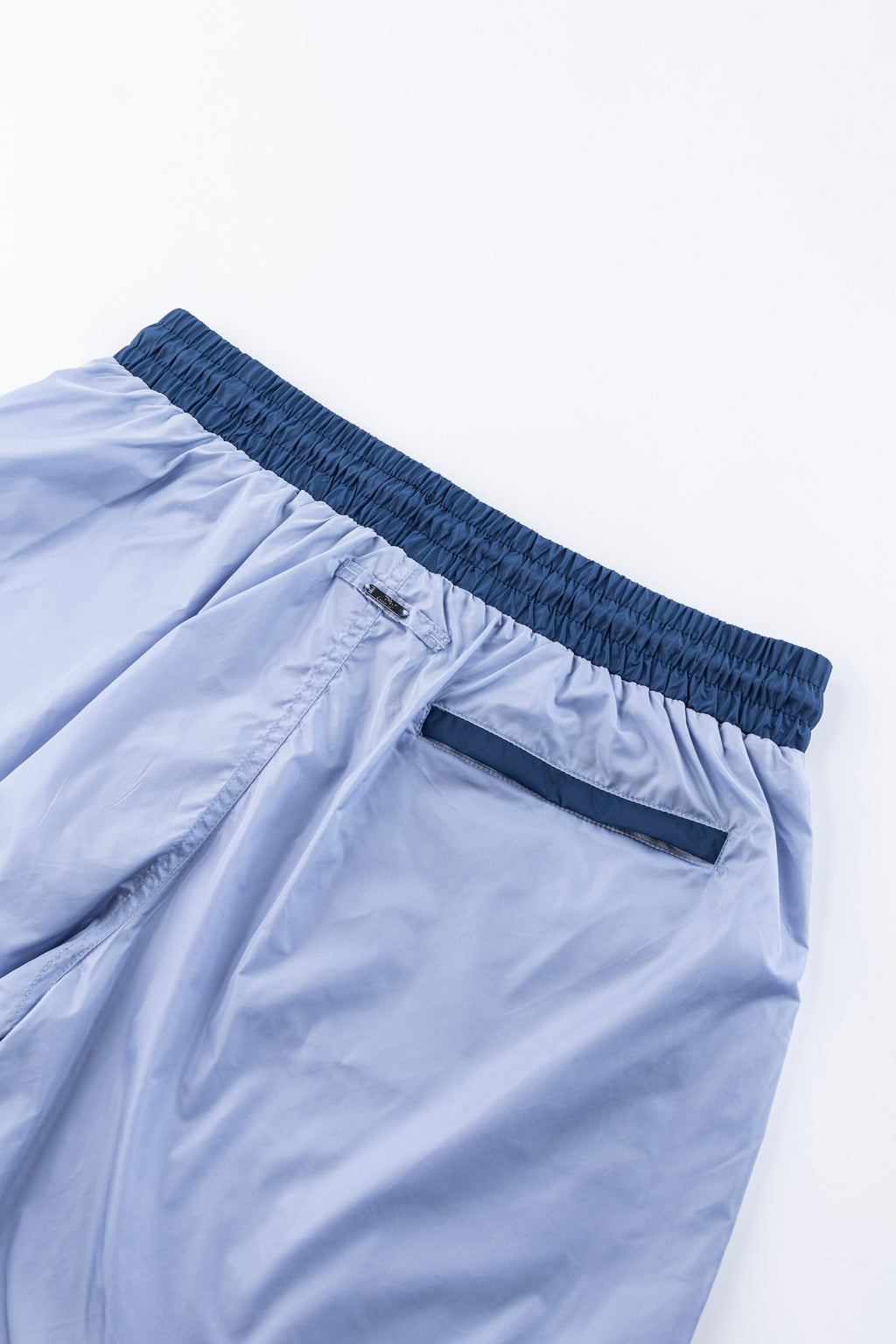 Catini Baratti Contrast Waistband Versatile Shorts Light Blue/Navy Blue