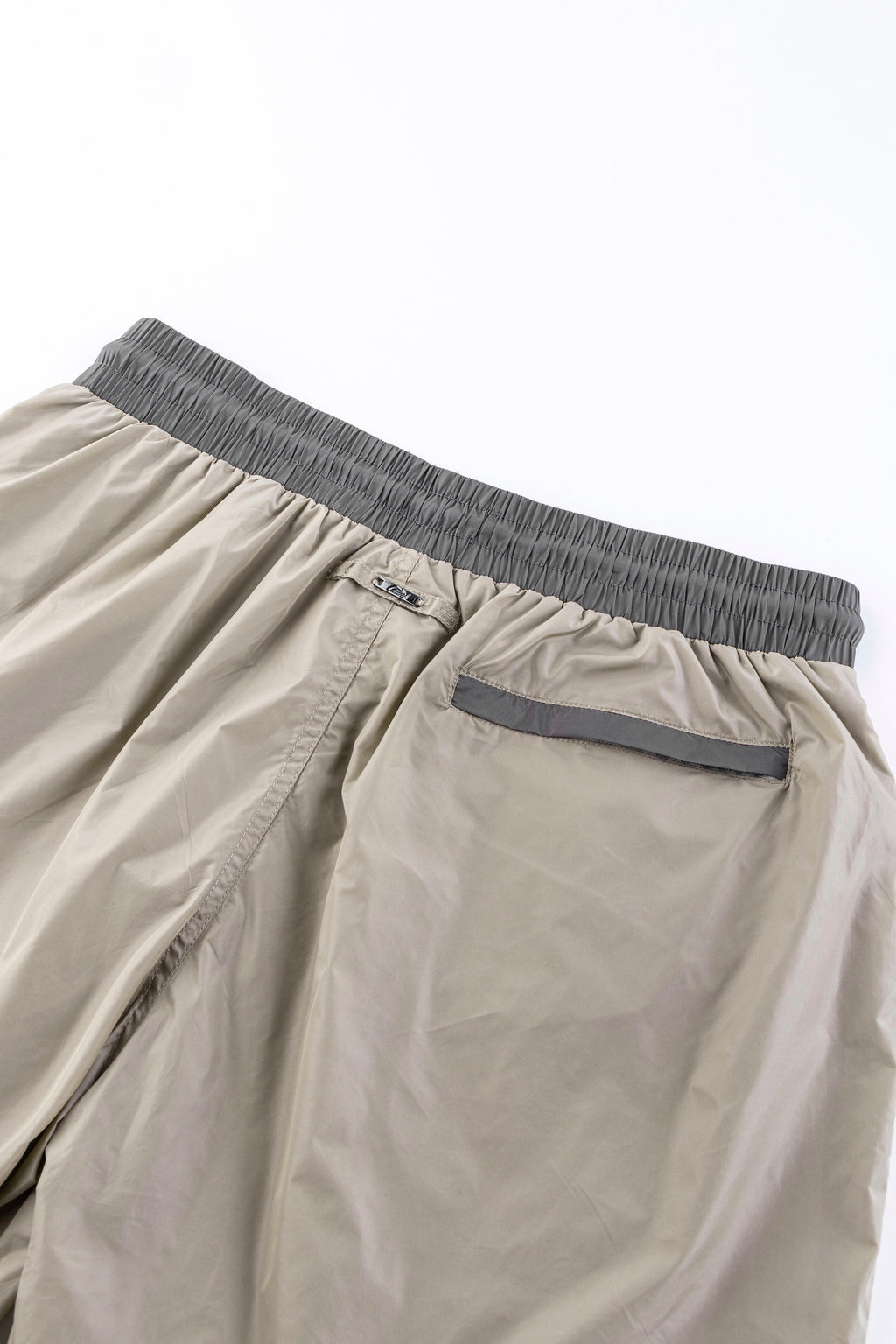 Catini Baratti Contrast Waistband Versatile Shorts Arenaria Beige/Dark Grey