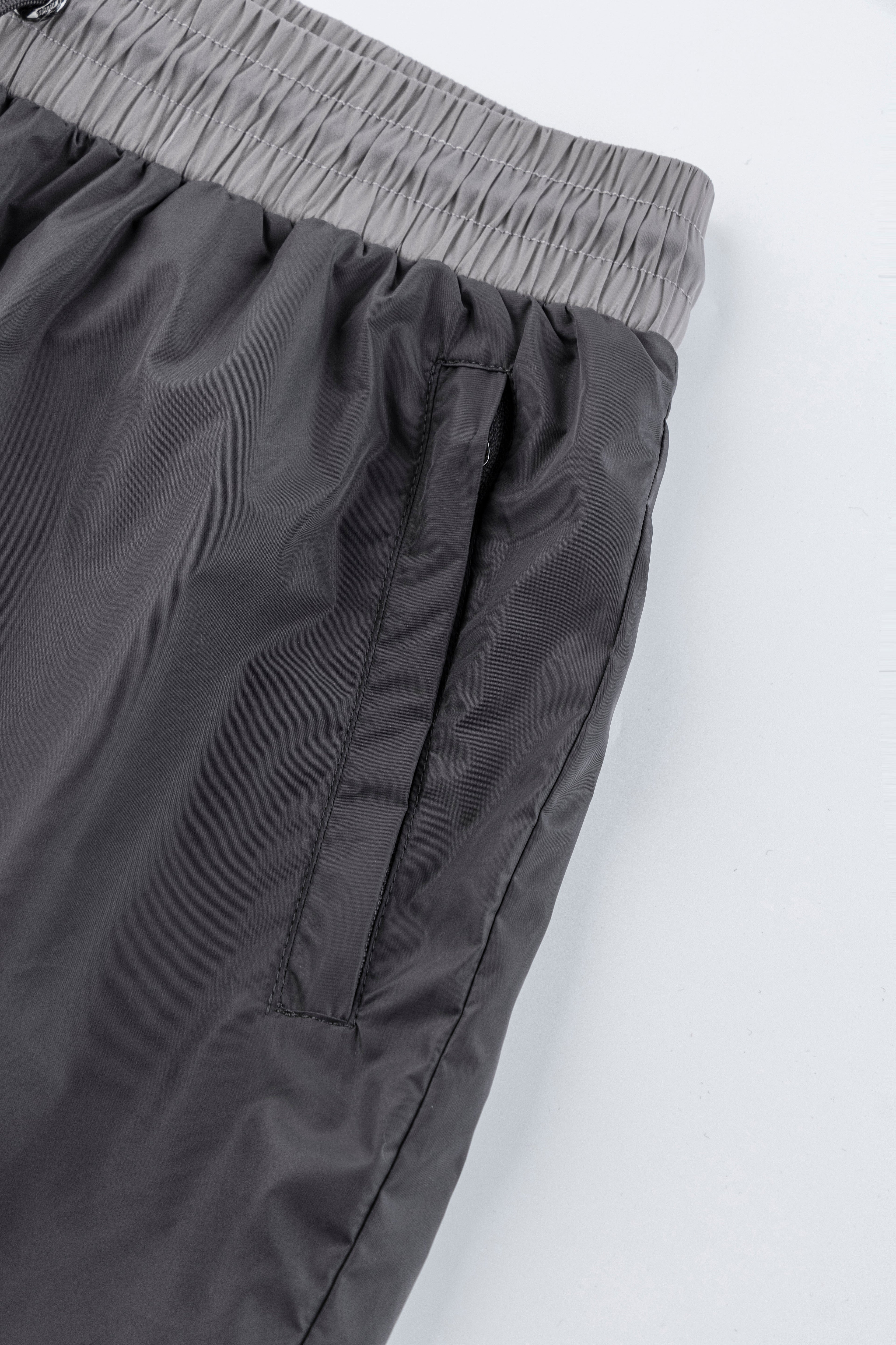 Catini Baratti Contrast Waistband Versatile Shorts Dark Grey/Light Grey