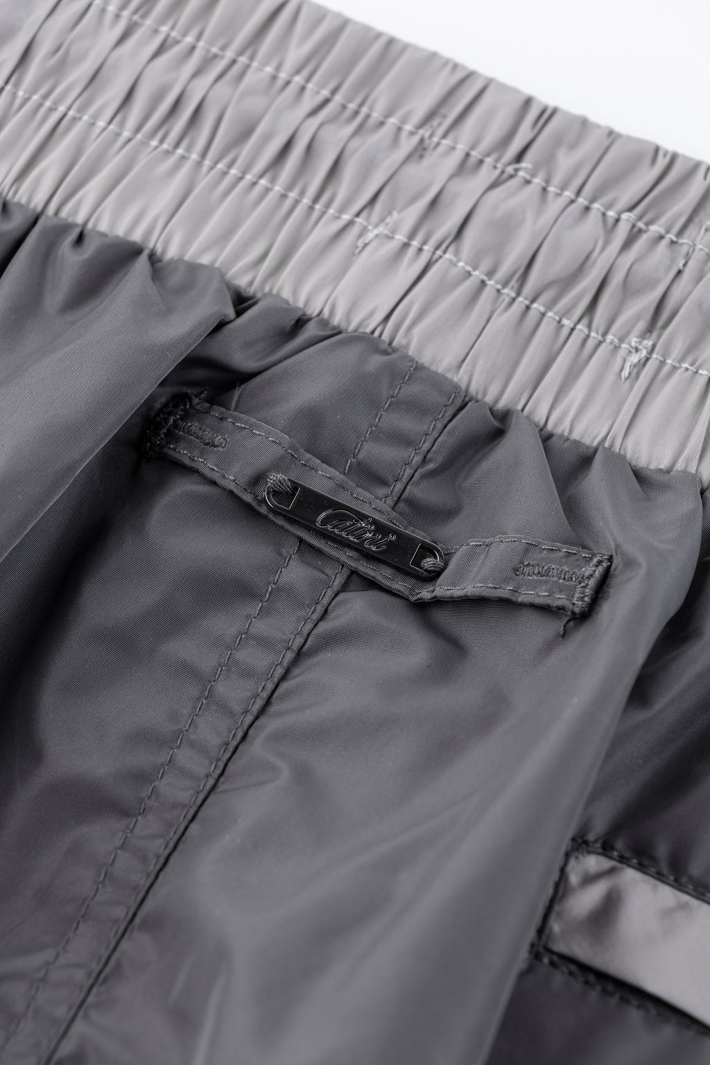Catini Baratti Contrast Waistband Versatile Shorts Dark Grey/Light Grey