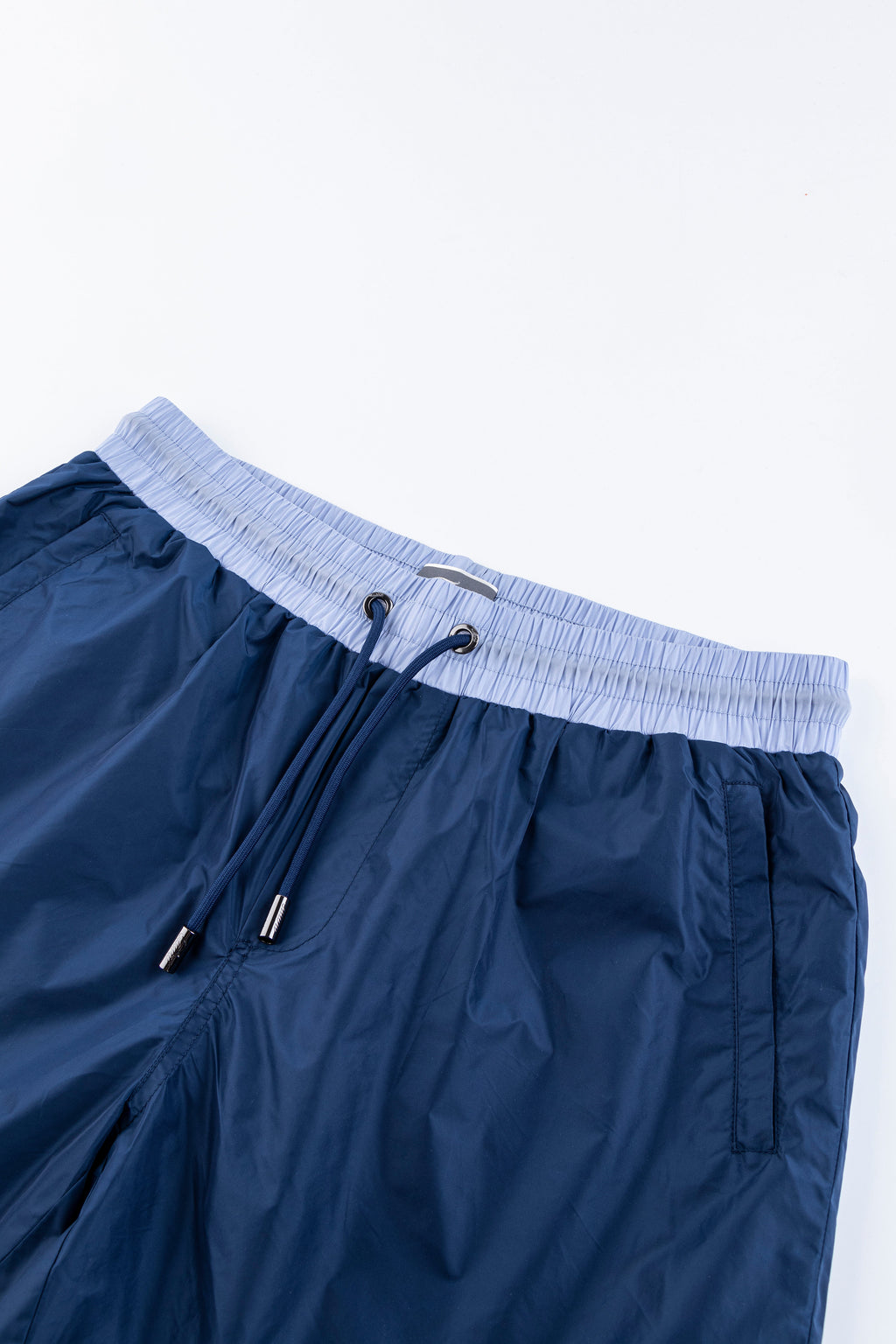 Catini Baratti Contrast Waistband Versatile Shorts Navy Blue/Light Blue