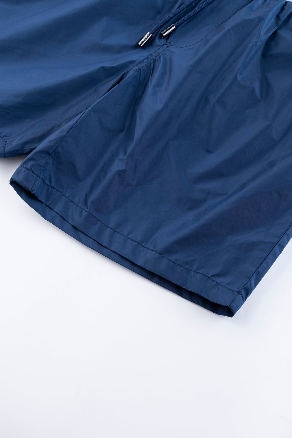 Catini Baratti Contrast Waistband Versatile Shorts Navy Blue/Light Blue