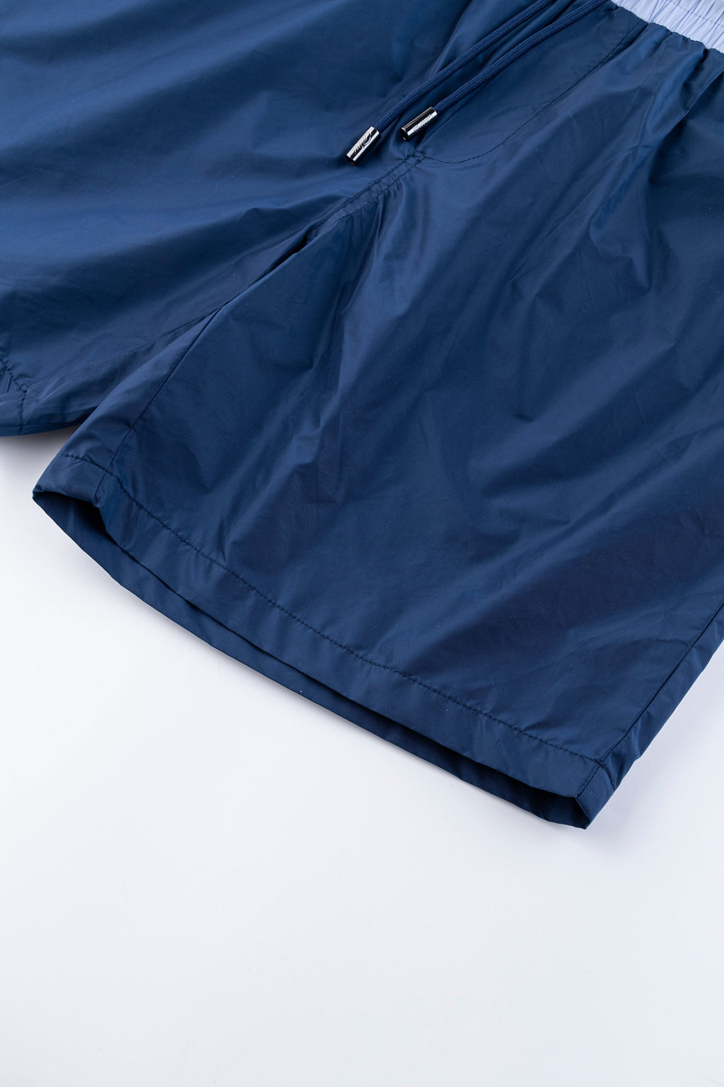 Catini Baratti Contrast Waistband Versatile Shorts Navy Blue/Light Blue