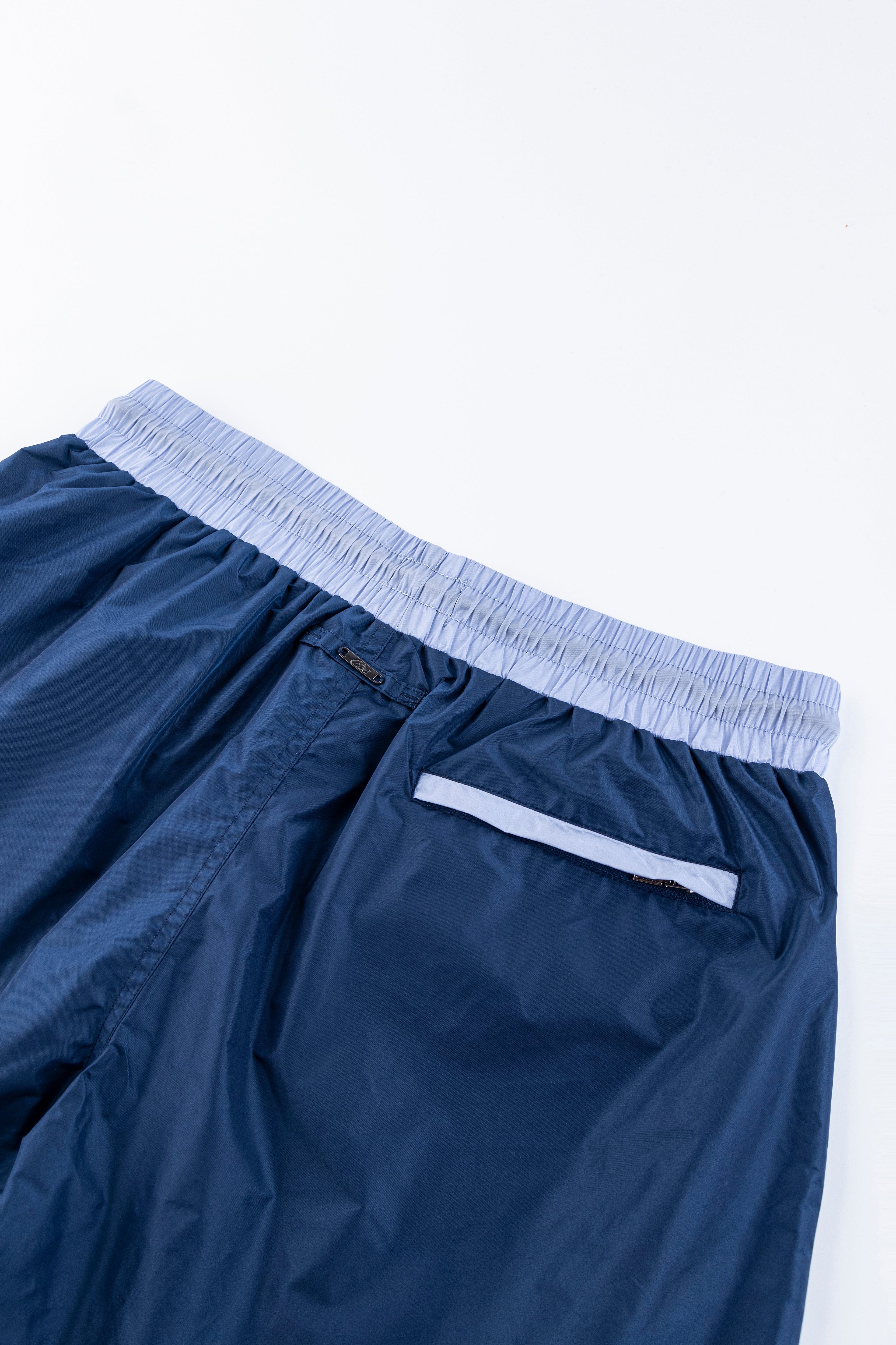 Catini Baratti Contrast Waistband Versatile Shorts Navy Blue/Light Blue