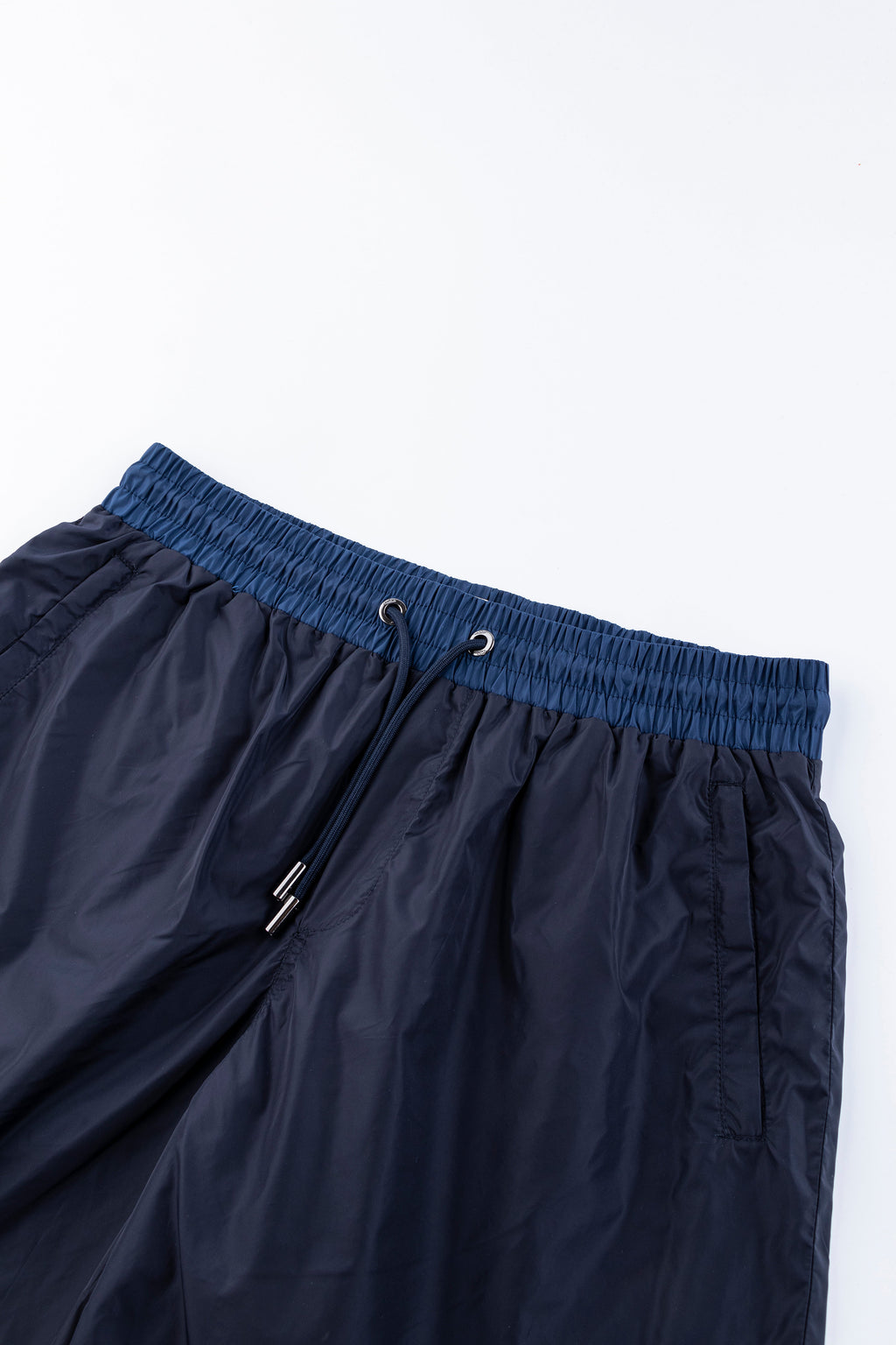 Catini Baratti Contrast Waistband Versatile Shorts Navy Blue/Dark Blue
