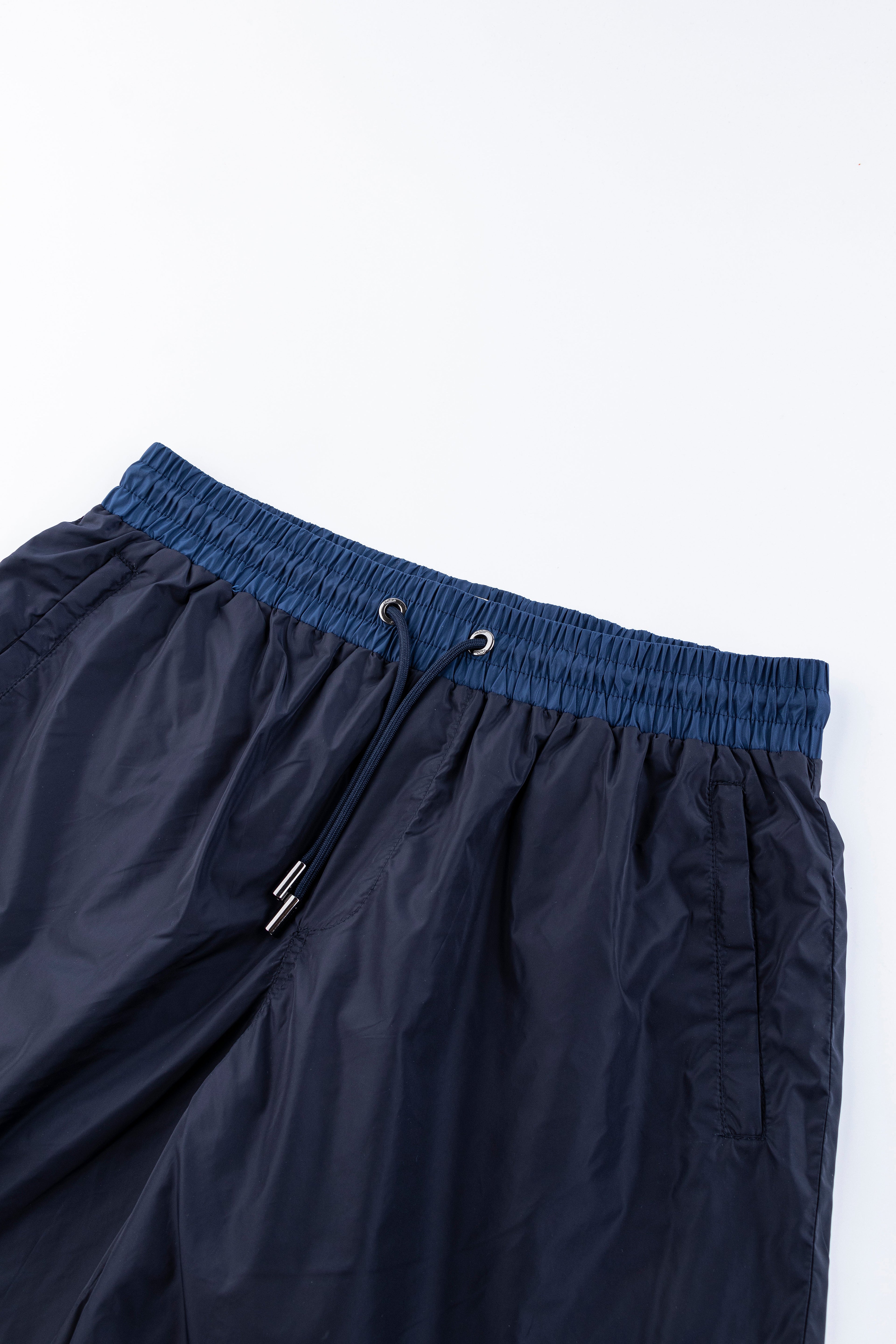 Catini Baratti Contrast Waistband Versatile Shorts Navy Blue/Dark Blue