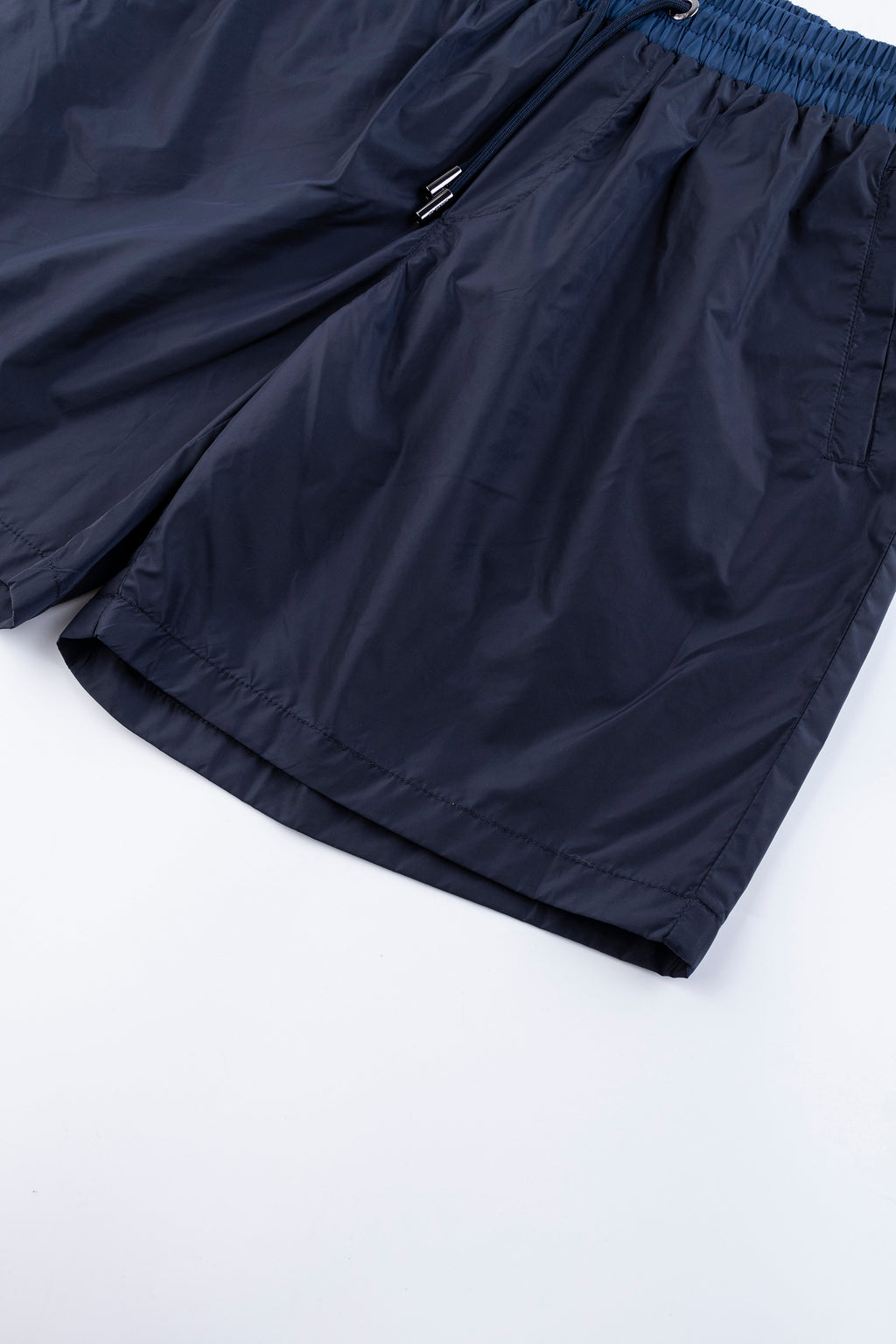 Catini Baratti Contrast Waistband Versatile Shorts Navy Blue/Dark Blue
