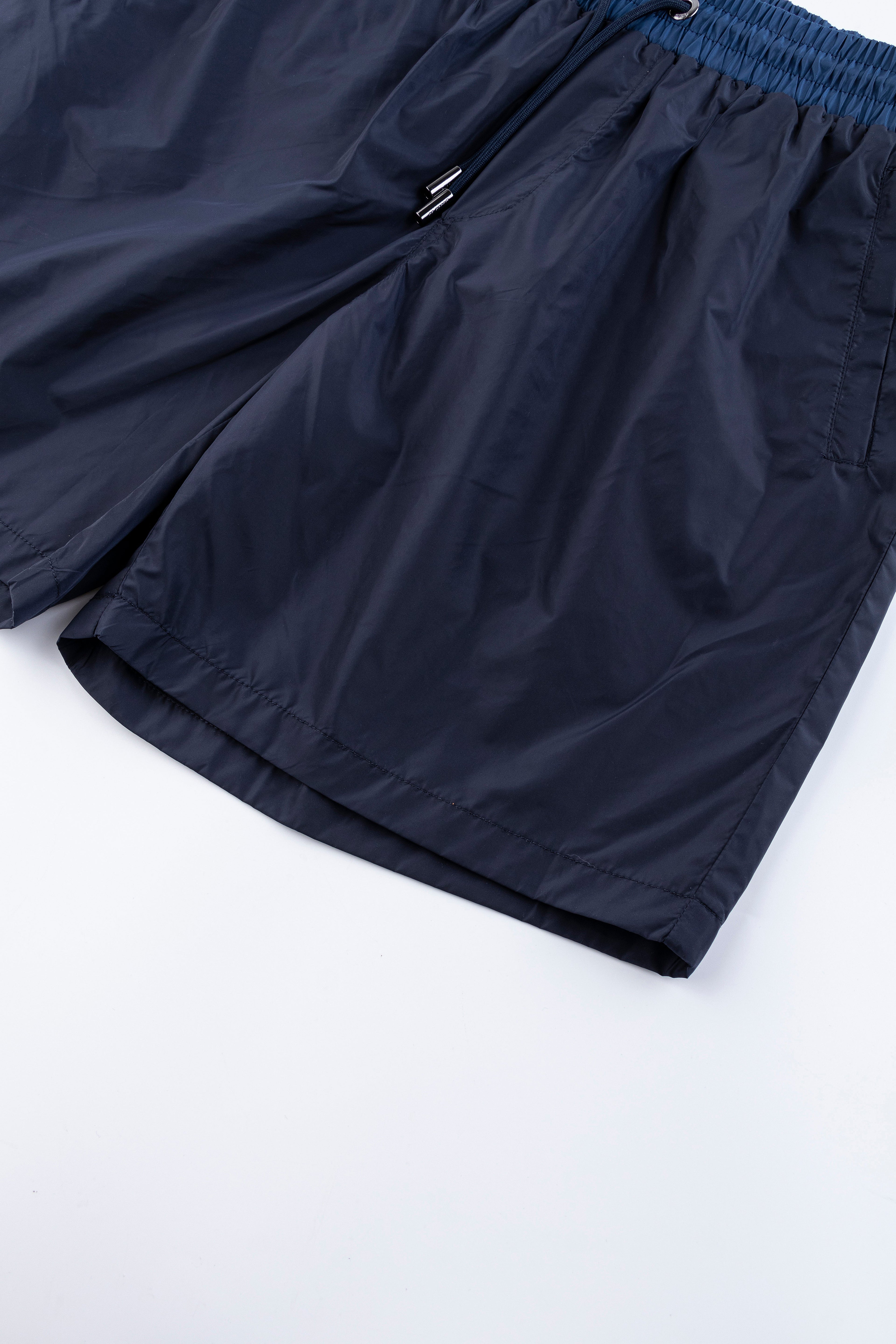 Catini Baratti Contrast Waistband Versatile Shorts Navy Blue/Dark Blue