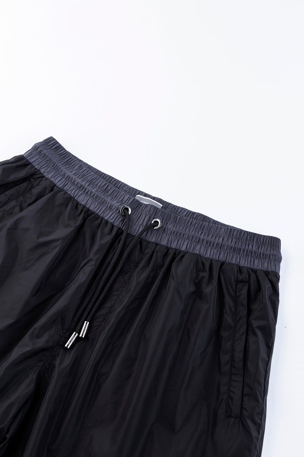 Catini Baratti Contrast Waistband Versatile Shorts Black/Dark Grey