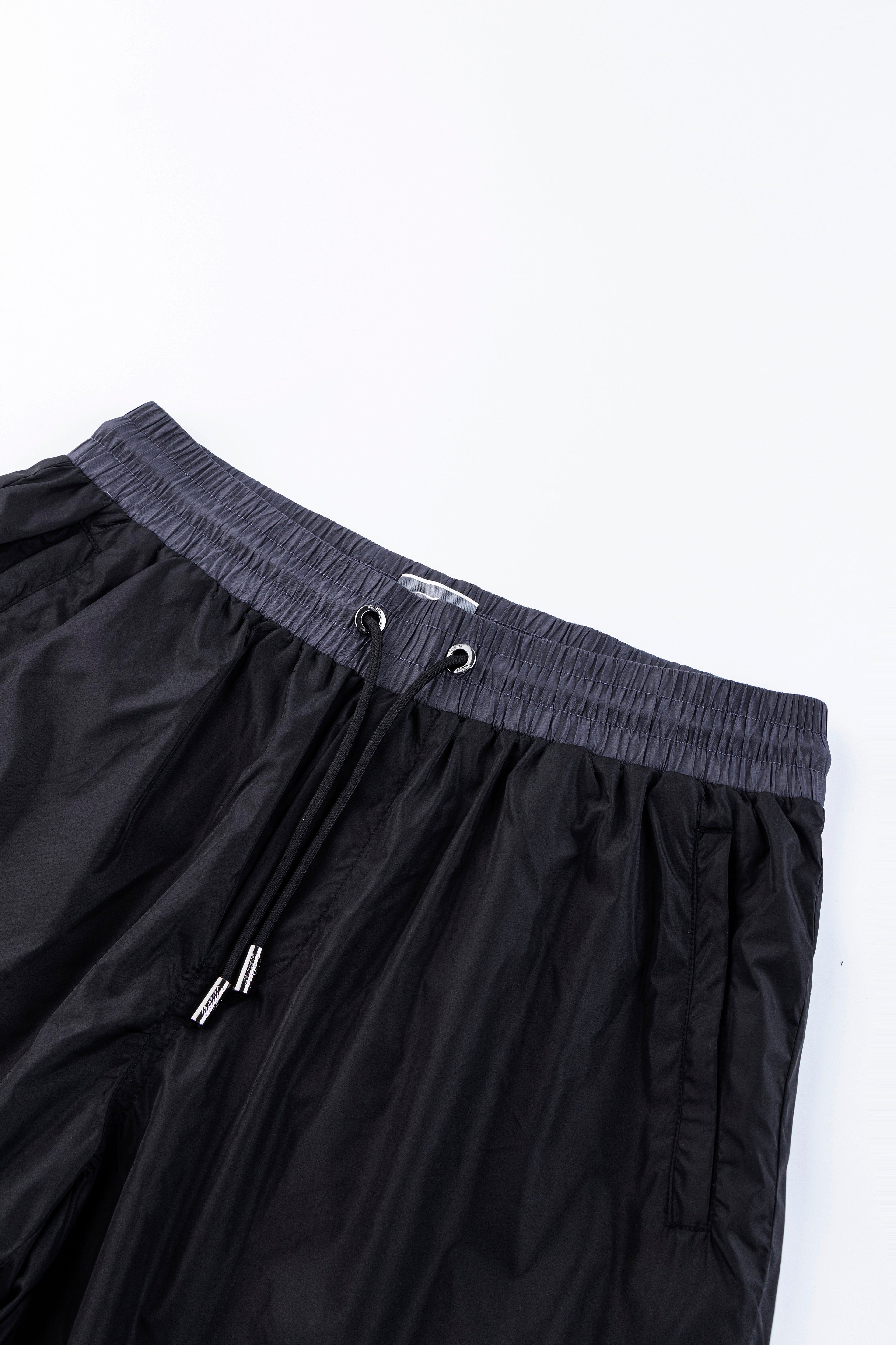 Catini Baratti Contrast Waistband Versatile Shorts Black/Dark Grey