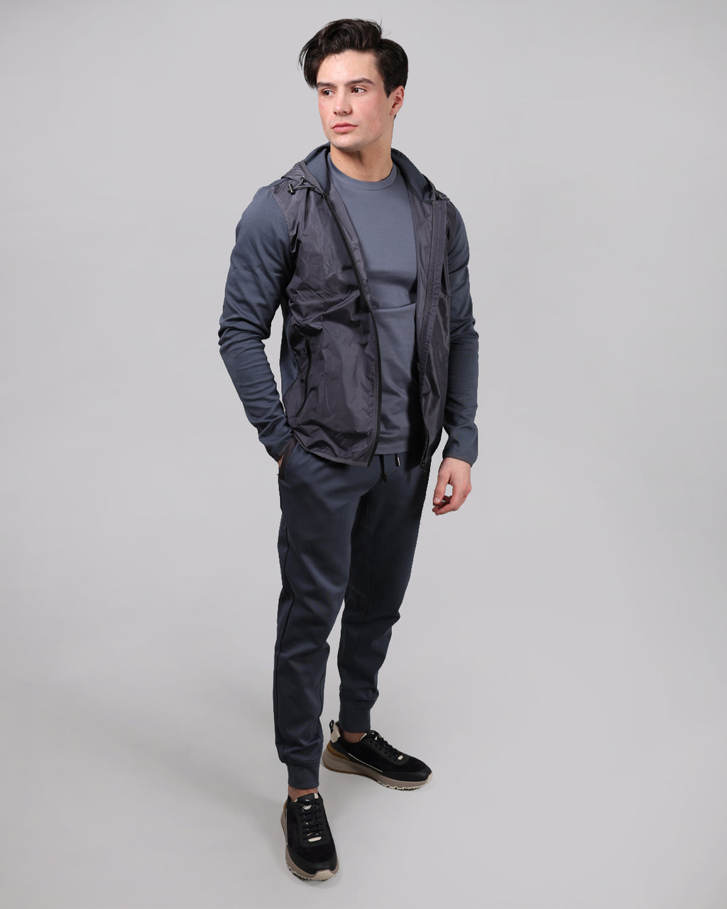 Catini Trentino Tech Jacket Steel Blue