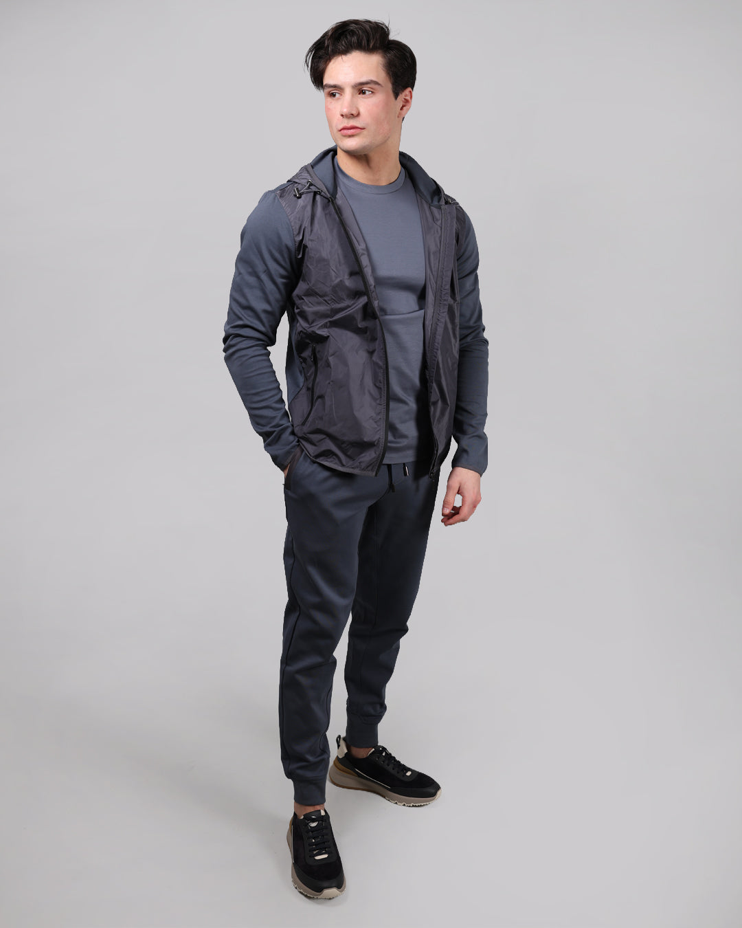 Catini Trentino Tech Jacket Steel Blue