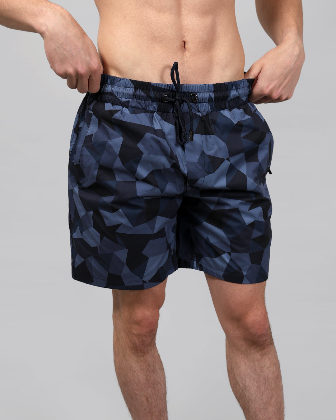 Catini Astratto Shorts Navy Blue