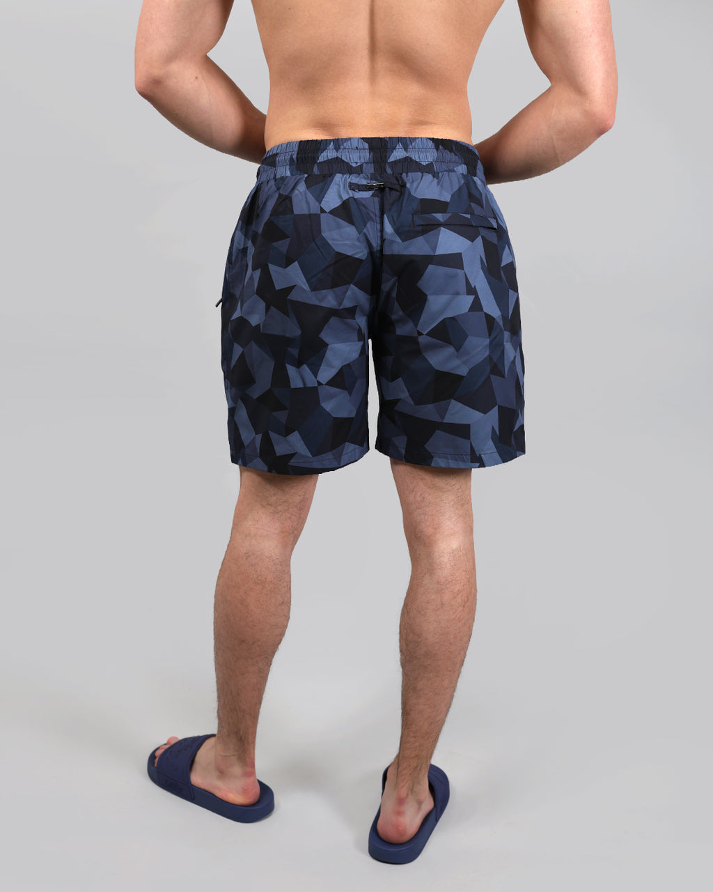 Catini Astratto Shorts Navy Blue