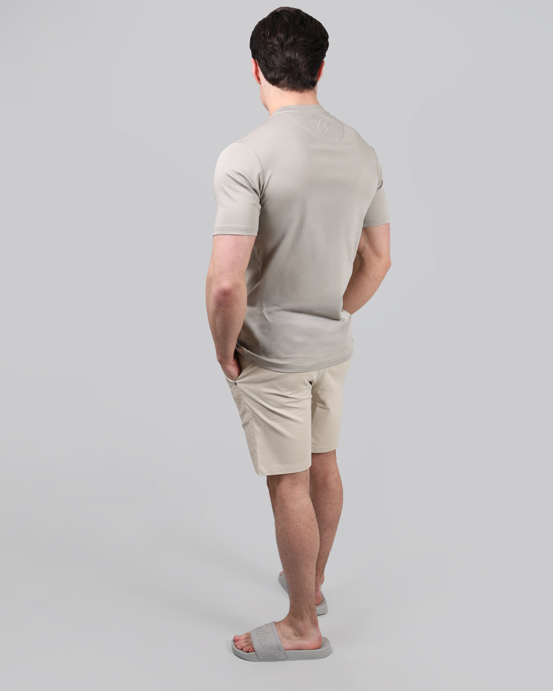 Catini Firenze Plain T-Shirt Champagne